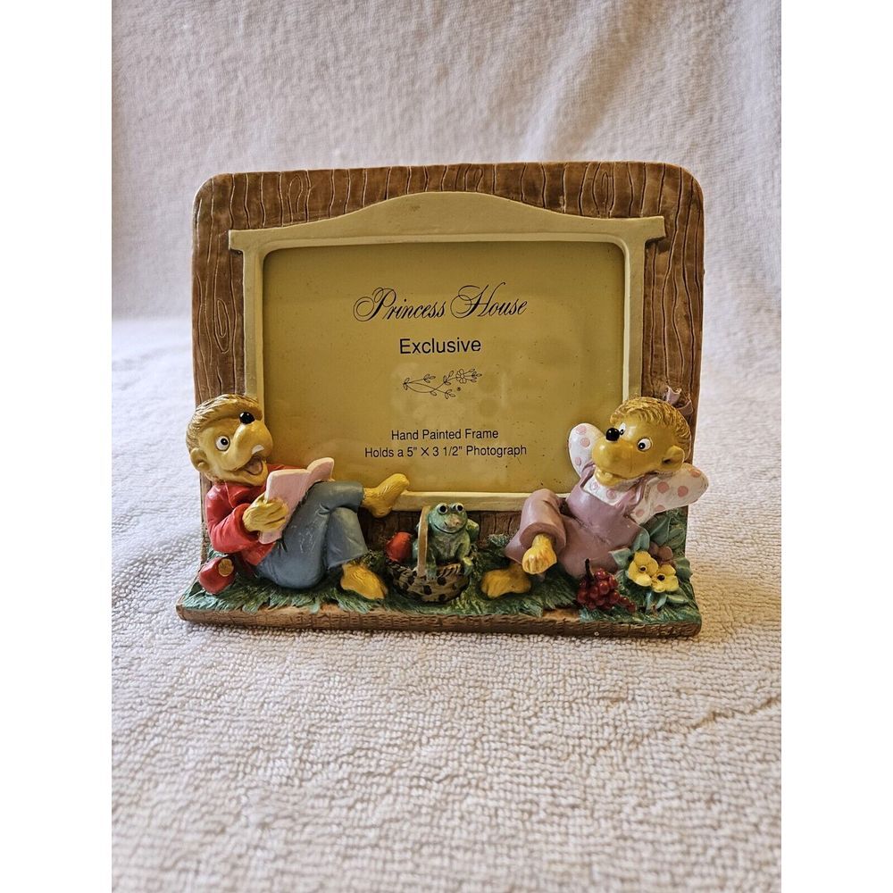 Vintage 1991 Princess House Berenstain Bear Frame..New‎ NO Box 5x3.5 Inch Photo